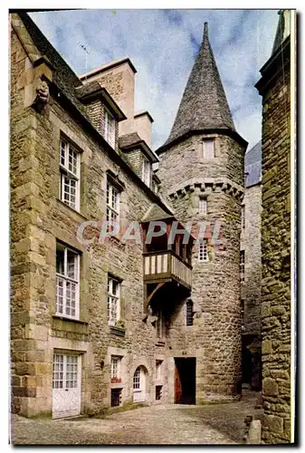 Cartes postales moderneSaint Malo Cour de la Houssaye maison de la duchesse Anne