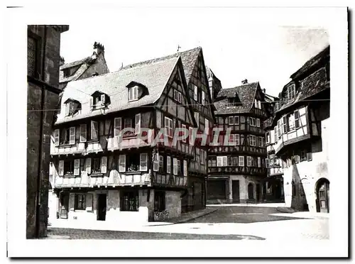 Moderne Karte Colmar La Rue Des Marchands