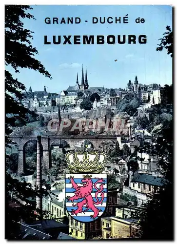 Cartes postales moderne Luxembourg Grand Duche Lion