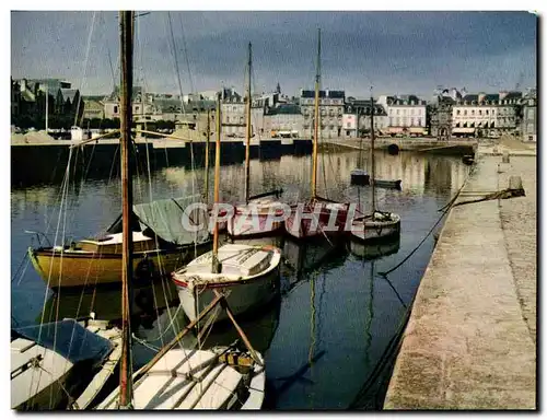 Moderne Karte Vannes Le Port Bateaux