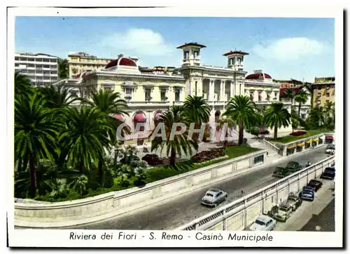 Moderne Karte Riviera dei Fiori Remo Casino Municipale