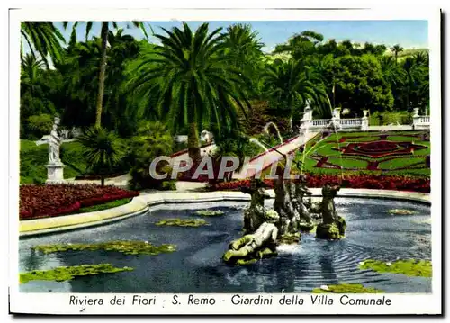 Cartes postales moderne Riviera dei Fiori Remo Giardini della Villa Comunale