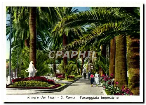 Cartes postales moderne Riviera dei Fiori Remo Passeggiatea Imperatrice