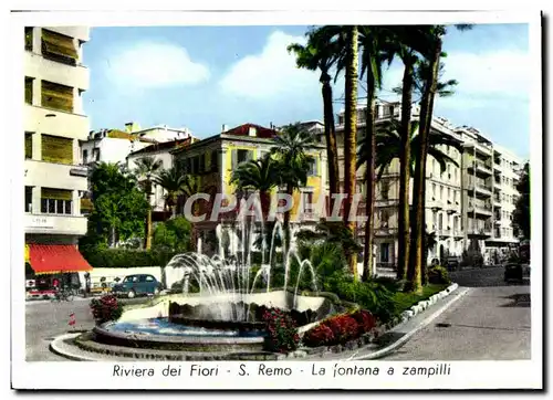 Cartes postales moderne Riviera dei Fiori Remo La Fontana a Zampilli