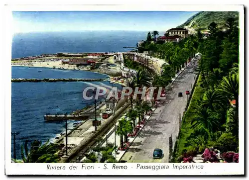 Cartes postales moderne Riviera dei Fiori Remo Passeggiata Imperatrice