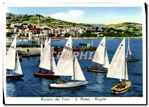 Cartes postales moderne Riviera dei Fiori Remo Regate