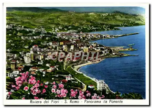 Cartes postales moderne Riviera dei Fiori Remo Panorama da Ponente