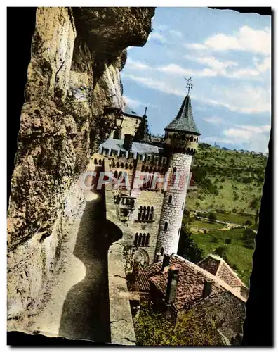 Cartes postales moderne Rocamadour Le Fort Vu de la Maison de Marie