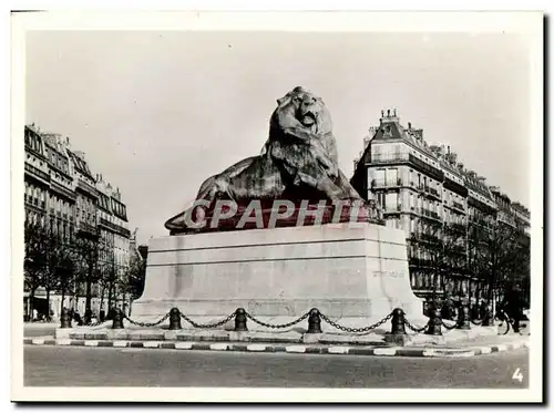 Cartes postales moderne Paris Le Lion de Belfort