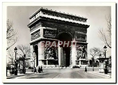Moderne Karte Paris L&#39Arc de triomphe