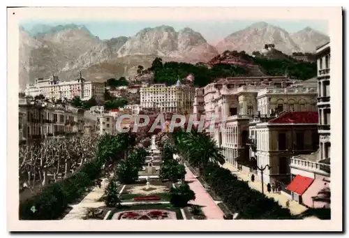 Cartes postales moderne Menton Le jardin public