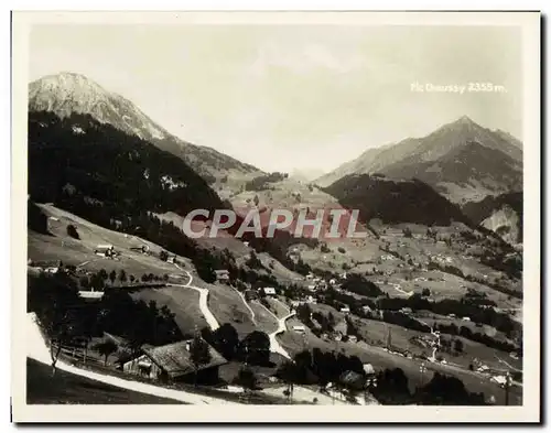 Moderne Karte le Sepey Route de Leysin et la Vallee des Ormonts