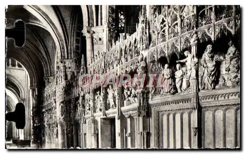 Cartes postales moderne Chartres La Cathedrale Le Tour du Choeur