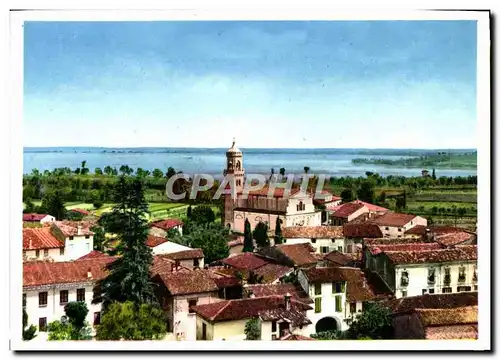 Moderne Karte Manerba Lago di GArda Golfo di Padenghe e Punta del Vo