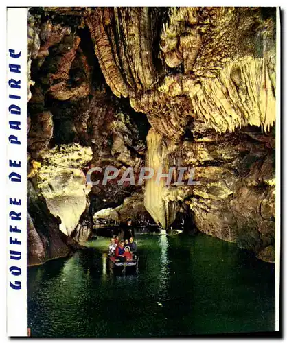 Cartes postales moderne Gouffre de Padirac Le lac de la pluie