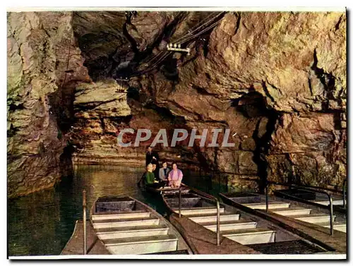 Moderne Karte Gouffre de Padirac Le Port Souterrain
