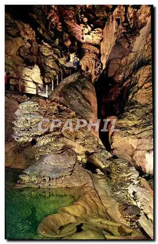 Cartes postales moderne Gouffre de Padirac Le lac superieur de las alle du grand Dome