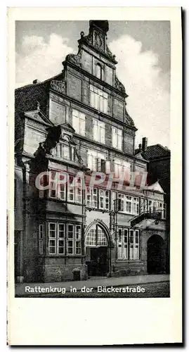 Cartes postales moderne Hameln an der WeserRattenkrug in der Backerstrabe