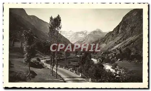 Moderne Karte Gavarnie Route de Gedre