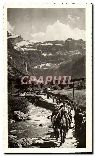 Moderne Karte Gavarnie Retour du Cirque