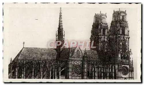 Cartes postales moderne Orleans la Cathedrale Ste Croix