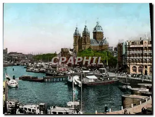 Cartes postales moderne Amsterdam PH Kade mer S Nicolaaskerk