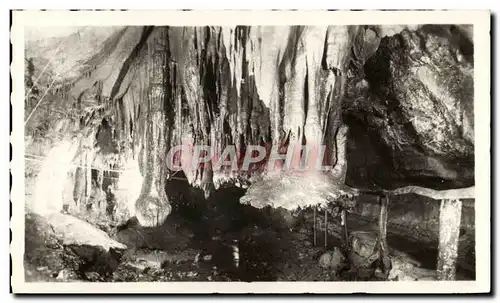 Cartes postales moderne Les Grottes De Betharram Fragment de Voute dans les Grottes inferieures