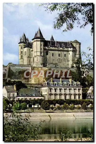 Cartes postales moderne Saumur Le Chateau et les Bords de la Loire