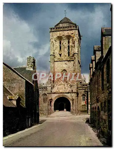 Cartes postales moderne Locronan La Grand Tour de L&#39Eglise Gothique du 15eme