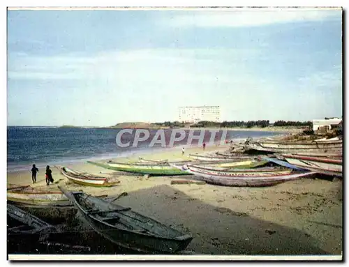 Moderne Karte L&#39Hotel Et La Plage De N&#39Gor Senegal