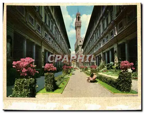 Cartes postales moderne Firenze Piazzale Degli Uffizi Si Trova A Sinistra Uscendo Da Palazzo Vecchio