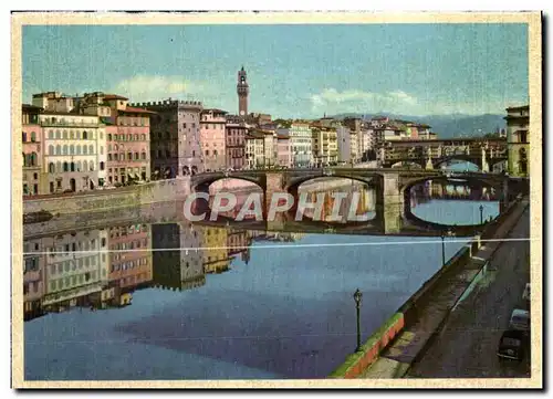 Moderne Karte Firenze Ponte Santa Trinita Costruito Nei