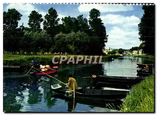 Cartes postales moderne Pecheurs Et Promenade En Barques