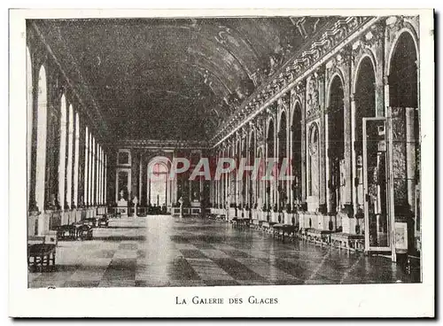 Moderne Karte Versailles La Galerie Des Glaces