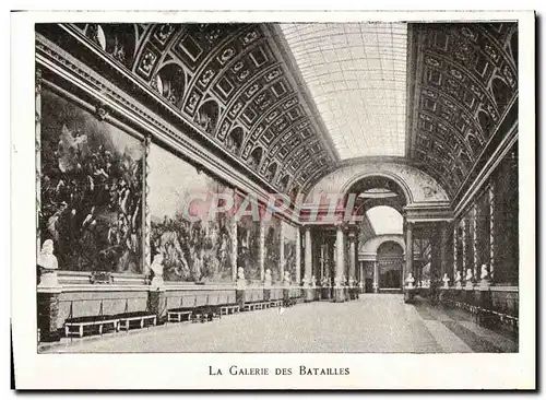 Moderne Karte Versailles La Galerie Des Batailles