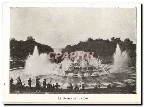 Moderne Karte Versailles Le Bassin De Latone