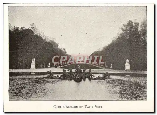 Cartes postales moderne Versailles Char D&#39Apollon Et Tapis Vert