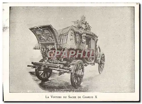 Cartes postales moderne Versailles La Voiture Du Sacre De Charles X