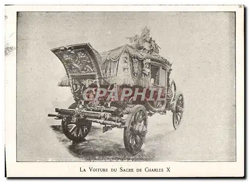 Moderne Karte Versailles La Voiture Du Sacre De Charles X