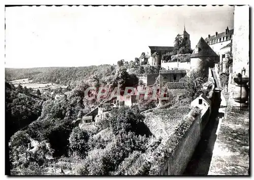 Cartes postales moderne Avallon Les Remparts Et l&#39Eglise St Lazare