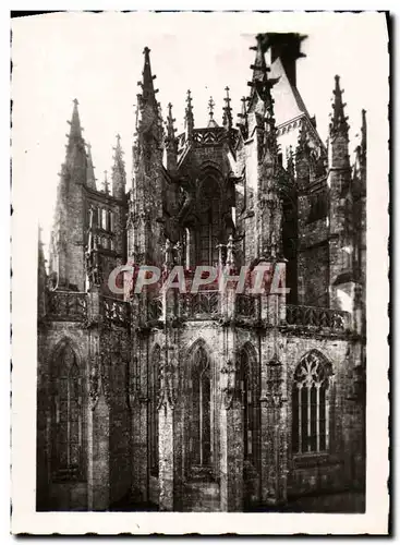 Moderne Karte Mont Saint Michel Eglise Abbatiale Le Choeur