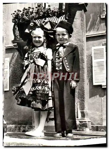 Cartes postales moderne Petits Enfants d&#39Alsace Folklore