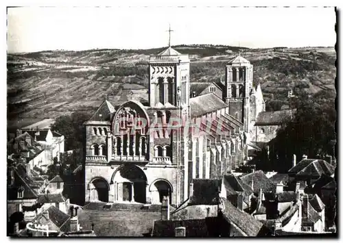 Cartes postales moderne Vezelay vue Generale Aerienne De La Basilique De La Madeleine Cliche Armee De l&#39Air