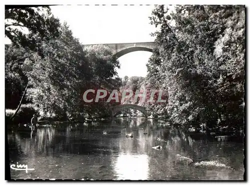 Moderne Karte Pierre Perthuis La Cure Et Les Deux Ponts