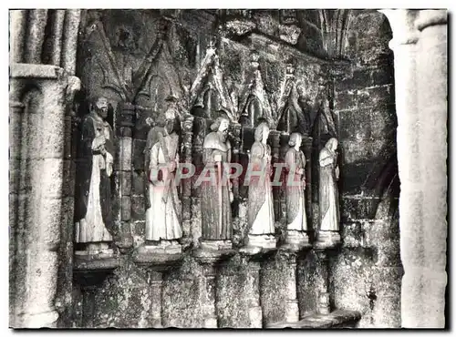 Cartes postales moderne Plouha Chapelle De Kermaria An Isquit Statues Des Apotres Sous Le Porche Cote Gauche