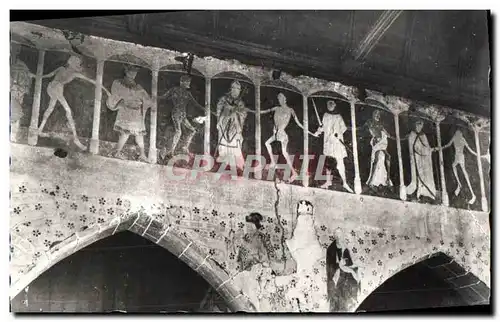 Cartes postales moderne Plouha Chapelle De Kermaria An Isquit L&#39interieur Fresque