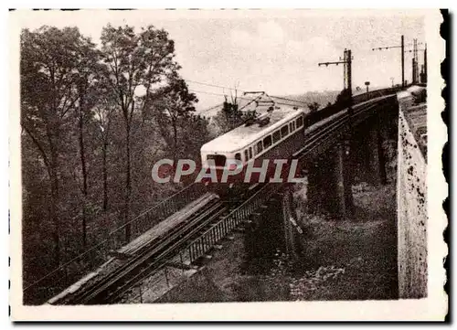 Moderne Karte La Cremaillere Sur Le Grand Pont Langres Train