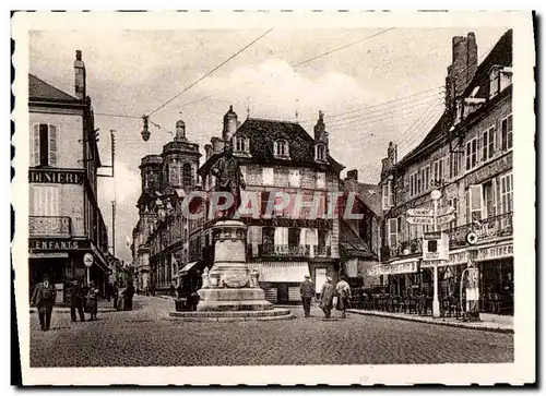 Cartes postales moderne Place Diderot Langres