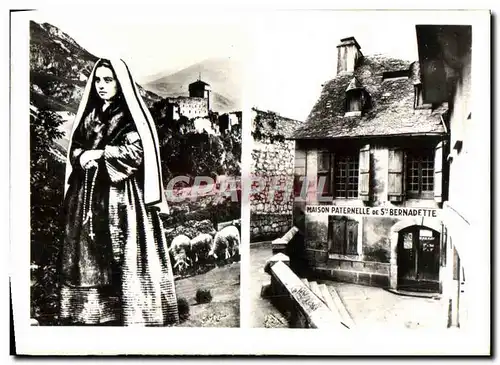 Cartes postales moderne Lourdes Sainte Vernadette Maison Paternelle De Sainte Bernadette