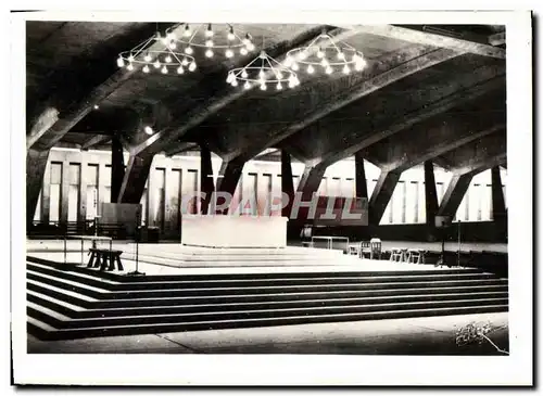 Cartes postales moderne Lourdes La Basilique Souterraine St Pie L&#39Autel